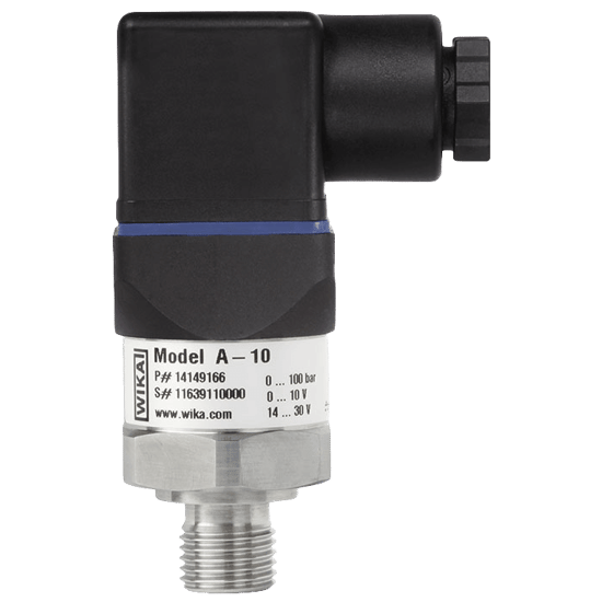 WIKA Pressure Transmitter for General Industrial Applications, Model A-10